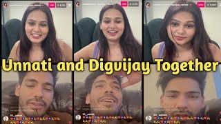 Digvijay and Unnati recent Instagram live   unnat and Digvijay #splitsvilla15