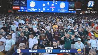 Últimos minutos del México vs Ecuador  Copa América 2024  Narración de Christian Martinoli