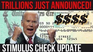 WOW 4.5 TRILLION ANNOUNCED Social Security + $1375 CHECKS + Stimulus Check Update