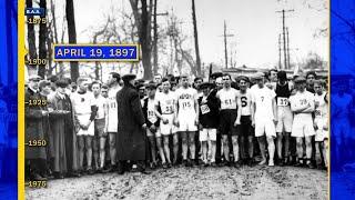 Timeline 128 years of Boston Marathon history