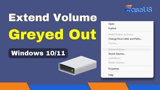 Fix Extend Volume Greyed Out In Windows 1011