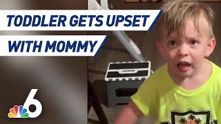Toddler Gives Mom Piece of Mind For Not Kissing Him Goodbye  NBC 6