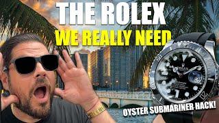 ROLEX NEEDS TO MAKE THIS WATCH - OYSTER FLEX SUB HACK DIY