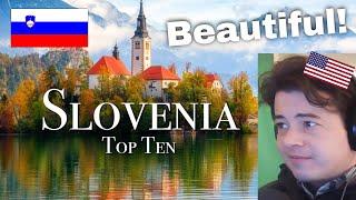 American Reacts Top 10 Places To Visit In Slovenia - Travel Guide