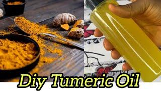 DIY HOMEMADE TUMERIC OIL for LIGHTENING AND BRIGHTENING SKIN New business idea