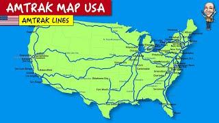 Amtrak map USA Understand Americas train routes