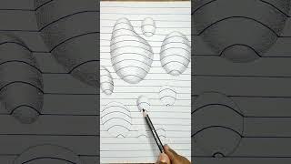 How to Draw - Realistic 3D Art #shorts #drawing #3dart