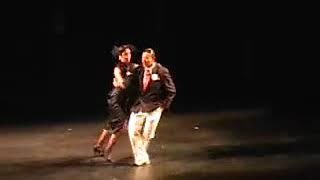 Virginia Porrino y Cristian Cisneros en FOREVER TANGO. La Tablada comico