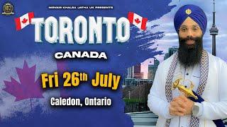 Canada Tour 2024  Caledon Ontario  Bhai Harinder Singh Ji  NKJ  24072024