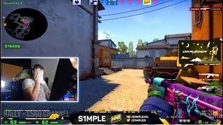 S1MPLE REACTION TO OTHER CSGO PLAYERS PLAYS CSGO Twitch Moments