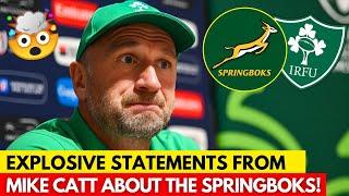 CATT REBUTS CONTROVERSIAL STATEMENTS FROM THE BOKS JUST WHITE NOISE TO US  SPRINGBOKS NEWS