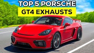 TOP 5 EXHAUST SYSTEMS FOR PORSCHE GT4