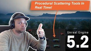 Procedural Scattering Basic Setup in Unreal Engine 5  Beginner Tutorial