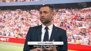 Damien Delaney not impressed with Irelands win over Latvia.