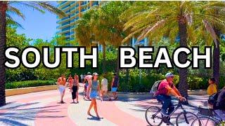 4K  MIAMI WALKING TOUR - SOUTH BEACH  2024