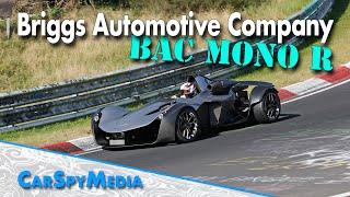 555 KG Lightweight Briggs Automotive Company BAC Mono R Supercar Spied Testing At The Nürburgring