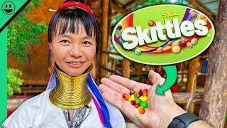 Asian Tribes Try SOUR American Candy Which One Did They Hate?
