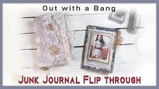 Out with a Bang Summer collaboration #junkjournalflipthrough