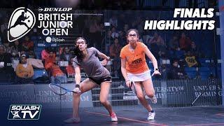 Squash Dunlop British Junior Open 2020 - U11 U13 & U15 Finals Highlights