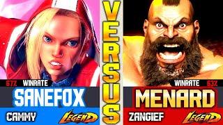 SF6 MenaRD Zangief Vs Cammy Sanefox ▰ High Level