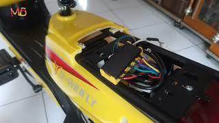 cara melepas controller sepeda listrik U-winfly df 5