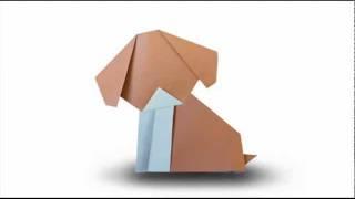 How to fold an Origami Puppy Dog