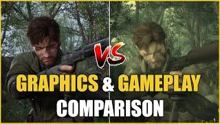 METAL GEAR SOLID 3 DELTA vs METAL GEAR SOLID 3 SNAKE EATER GRAPHICS COMPARISON