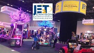 JET Games Arcade Booth Tour At IAAPA Expo 2022