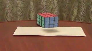 Floating Cube - 3D Trick Art on Paper