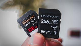 The BEST Memory Cards For Your Sony Alpha Camera  Sandisk Extreme PRO + Prograde V90 Cards