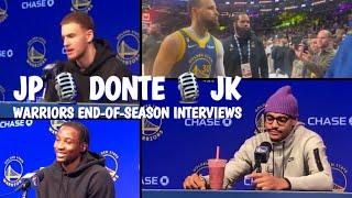 Exit snippets Poole’s perspective DiVincenzo loves being a Warrior Kuminga to rebound like Looney