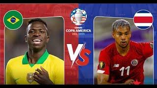 RELIVE I Brazil - Costa Rica Full HD Bản chuẩn I Copa America 2024