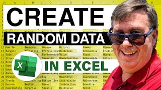 Excel - How To Create Random Data In Excel - Episode 1949