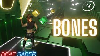 Beat Saber  Bones  - Imagine Dragons Music Pack Expert+ First Attempt  Mixed Reality