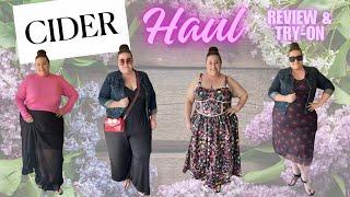 CIDER PLUS SIZE HAUL PT. 2  REVIEW & TRY-ON  SPRING & SUMMER 2024