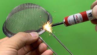 3 How To Make Simple Welding Machine From 1.5V Battery At Home