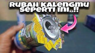 KENAPA BARU TERPIKIR SEKARANG‼️Cara membuat asbak rokok dari kaleng bekas minuman