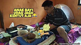 ANAK BAYI UDAH JAGO KENTUT AJA NIHH