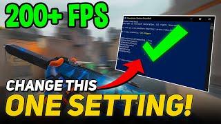 Change this ONE SETTING Now to Boost FPS in ALL GAMES - Lower Input Delay 2024