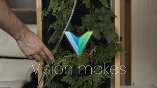 DIY internal living wall with irrigation