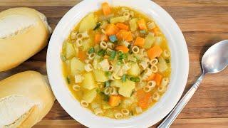 SOPA DE LEGUMES - Rápido Fácil e Deliciosa