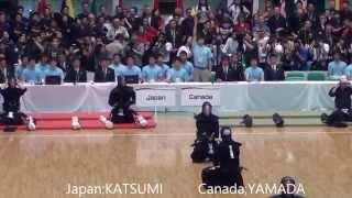 第16回世界剣道　日本対カナダ　Japan vs Canada 16th wkc