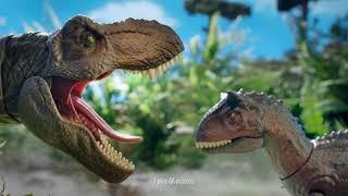 Jurassic World - Ultime Tyrannosaure Rex et Bébé Indominus Rex  GJT60 et GMT90