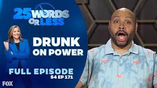 Drunk on Power  25 Words or Less Game Show - Full Episode Colton Dunn vs Melissa Peterman