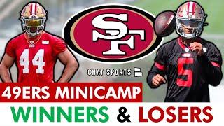 San Francisco 49ers Minicamp Winners & Losers Ft Trey Lance Brandon Aiyuk Ji’Ayir Brown McCaffrey