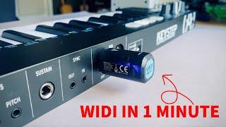 What can you do with WIDI wireless MIDI? explained in 1 minute