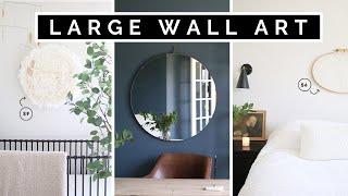 TOP TEN LARGE WALL ART DIY IDEAS  DIY IKEA HACK  AFFORDABLE & AESTHETIC