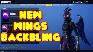 THE BEST SKIN AND BACKBLING IN FORTNITE FEMALE RAVEN WITH WINGS