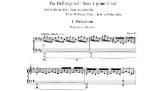 Edvard Grieg - Holberg Suite Piano op. 40 With score