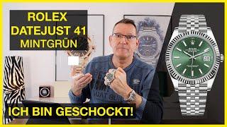 ROLEX  DateJust 41 Mintgrün Fake-Uhr auf einem neuen Level